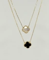 S925 sterling silver four-leaf clover necklace, a light luxury and niche collarbone chain for girls, 2022 new style birthday gift for your girlfriend to smile slightly Item Picture
